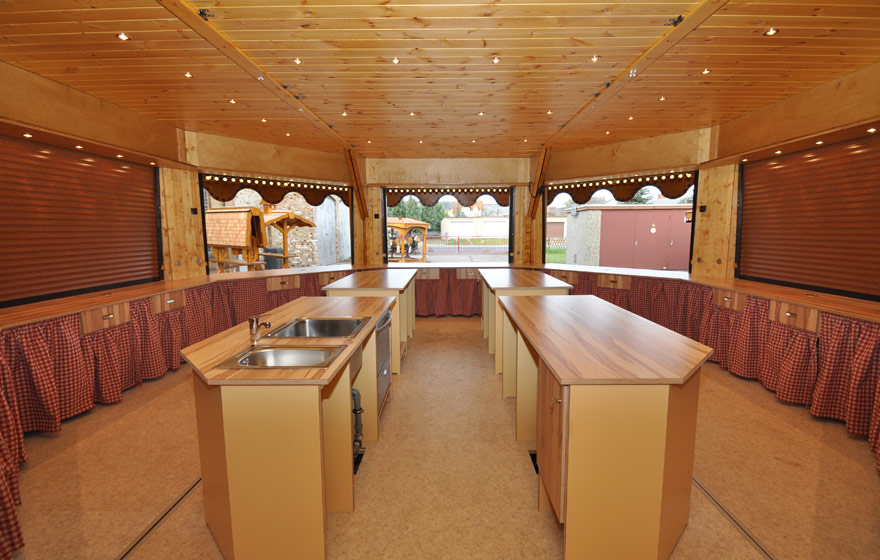 Pyramide, Verkaufsraum