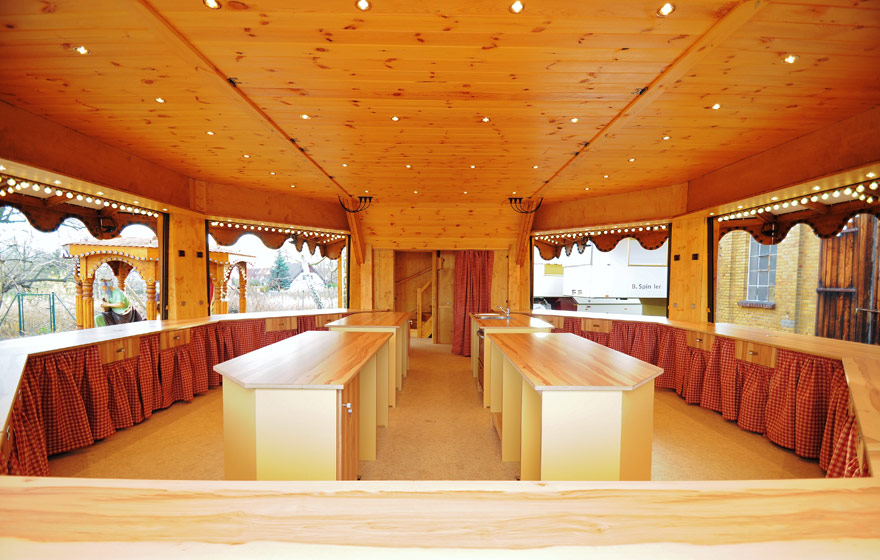 Pyramide, Verkaufsraum